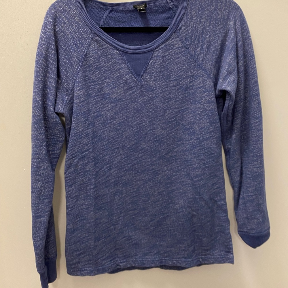 JCrew Women’s Crew sweatshirt - blue size small
